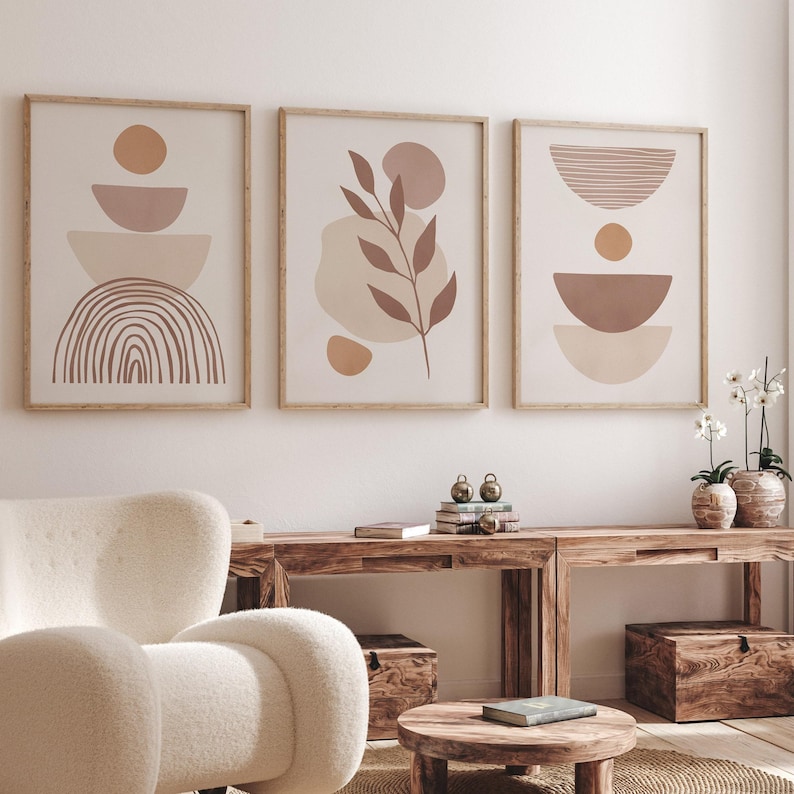 Plant Parenting - 1/3 pièces Impression sur toile abstraite