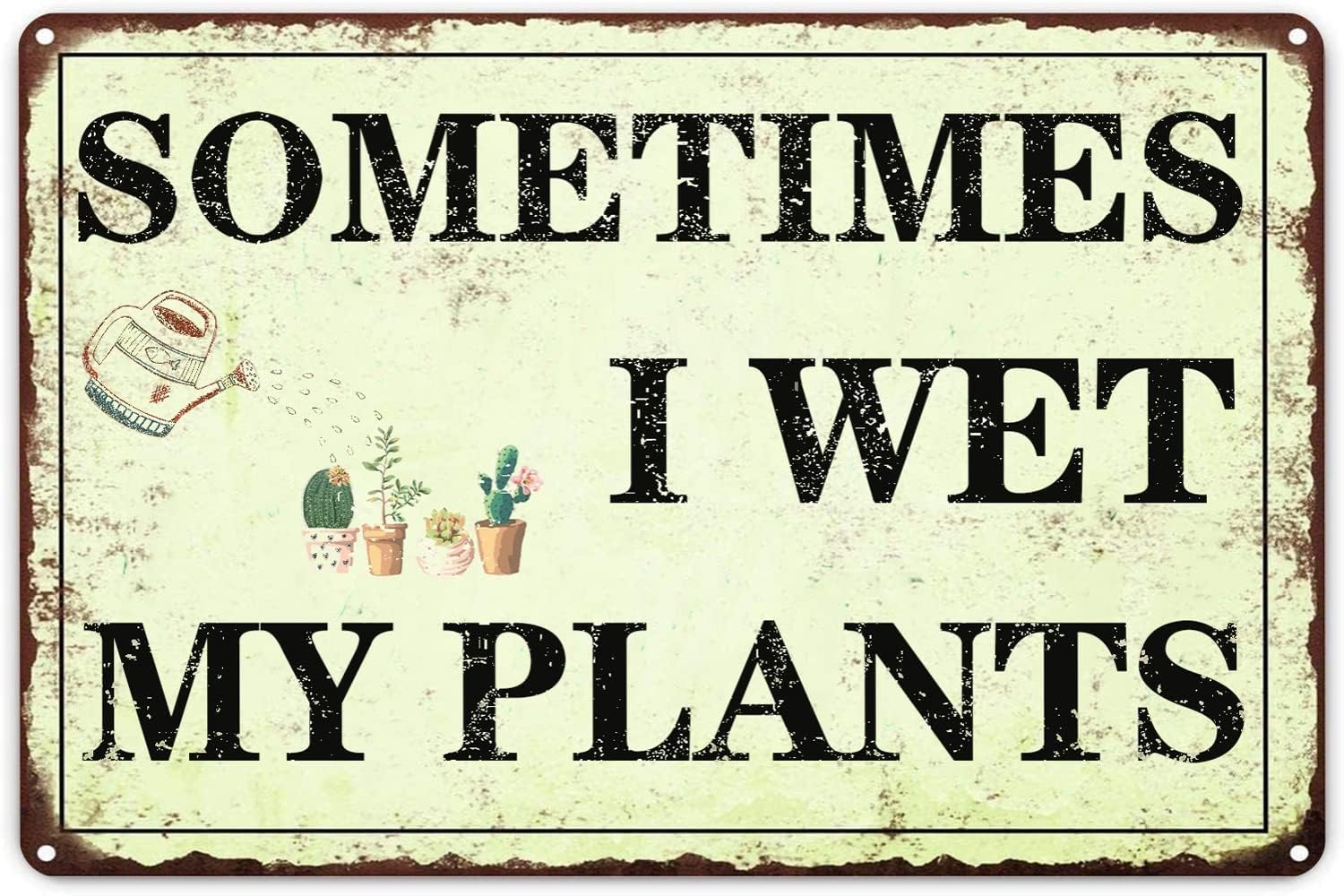 Plant Parenting - Décoration de jardin amusante, panneau «